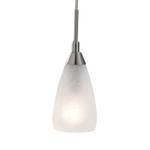 Bedford Pendentif Verre dépoli / Acier inoxydable - 1 ampoule