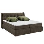 Lit boxspring Bellview Avec tête de lit - Expresso - 180 x 200cm