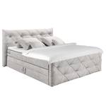 Letto boxspring Bellvue (con testiera) - Ghiaia