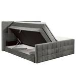 Letto boxspring Bellwood (con testiera) - MicrofibraSalvo: antracite - 160 x 200cm