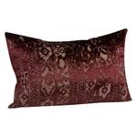 Coussin Kenan Nape Tissu mélangé - Rouge foncé