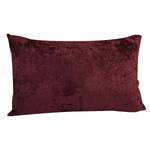 Coussin Croco Nape Tissu mélangé - Rouge foncé