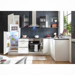 Keukenblok Korkee II zonder elektrisch apparaten - wit/antracietkleurig - Zonder elektrische apparatuur