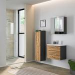 Colonne de salle de bain Albaro Imitation chêne wotan / Graphite