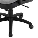 Chaise de bureau Odon Microfibre et imitation cuir / Matière plastique - Gris / Noir