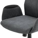 Chaise de bureau Hensol Microfibre et imitation cuir - Gris / Chrome