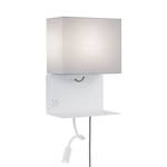 Wandlamp Merani textielmix/aluminium - 1 lichtbron