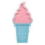 Applique murale LED Lovely IV Bleu - Rose foncé - Bois manufacturé - 15 x 30 x 3 cm