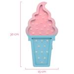 LED-wandlamp Lovely IV Blauw - Roze - Plaatmateriaal - 15 x 30 x 3 cm