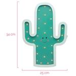 Applique murale LED Lovely II Vert - Bois manufacturé - 24 x 34 x 3 cm