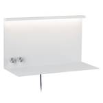 LED-wandlamp Jarina I aluminium - 1 lichtbron