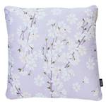 Coussin Pink Flowers Coton - Lilas / Blanc