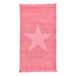 Serviette de Hammam Capri Star Étoffe de coton - Rouge pastel