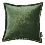 Housse de coussin Glam Tissu mélangé - Vert émeraude - 45 x 45 cm