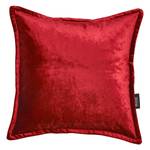 Housse de coussin Glam Tissu mélangé - Rouge - 45 x 45 cm