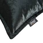 Housse de coussin Glam Tissu mélangé - Anthracite - 45 x 45 cm