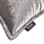 Housse de coussin Glam Tissu mélangé - Gris argenté - 40 x 60 cm