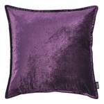 Housse de coussin Glam Tissu mélangé - Violet foncé - 65 x 65 cm