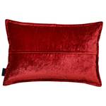 Housse de coussin Glam Tissu mélangé - Rouge - 60 x 40 cm