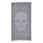 Serviette de Hammam Capri Skull Étoffe de coton - Gris