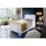 Boxspring Las Vegas (inclusief opbergruimte) - Kunstleer Mei: Wit - 140 x 200cm