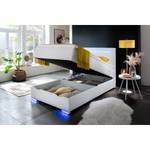 Boxspring Las Vegas (inclusief opbergruimte) - Kunstleer Mei: Wit - 140 x 200cm