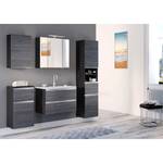 Armoire de toilette Dante Éclairage inclus - Graphite - Largeur : 100 cm