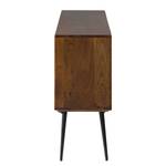 Sideboard Chingo Mango massiv / Metall - Mango / Schwarz