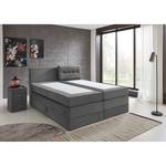 Boxspring Barryville incl. hoofdeinde en 2 kussens - Lichtgrijs