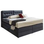 Lit boxspring Barryville Avec tête de lit et 2 coussins - Anthracite