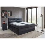 Lit boxspring Barryville Avec tête de lit et 2 coussins - Anthracite