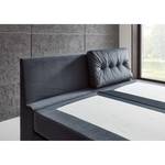 Lit boxspring Barryville Avec tête de lit et 2 coussins - Anthracite