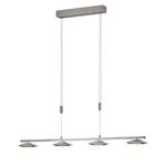 LED-hanglamp Solon nikkel - 4 lichtbronnen