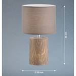 Tafellamp Purdy I textielmix/beton - 1 lichtbron