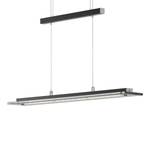 LED-hanglamp Skokie III transparant glas/nikkel - 1 lichtbron