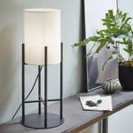 Lampe Glastonbury Coton / Acier - 1 ampoule