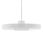 LED-hanglamp Alpicella polycarbonaat/staal - 1 lichtbron - Wit