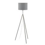 Lampadaire Scigliati Tissu / Acier - 1 ampoule - Gris