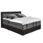 Boxspring Bellmont incl. motor - Zwart/antraciet - 160 x 200cm