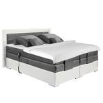 Lit boxspring Bellmont Avec moteur - Blanc alpin / Anthracite - 160 x 200cm