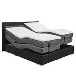 Lit boxspring Bellmont Avec moteur - Noir / Anthracite - 180 x 200cm