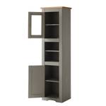 Hochschrank Finca Rustica Kiefer massiv - Kiefer Grau