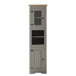 Hochschrank Finca Rustica Kiefer massiv - Kiefer Grau