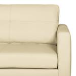 Sofa Neo11 II (2-Sitzer) Echtleder - Echtleder Lasde: Creme - Kufen
