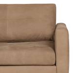 Ecksofa Neo11 Echtleder - Echtleder Custo: Hellbraun - Longchair davorstehend links