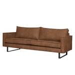 2,5-Sitzer Sofa Liel Samt - Microfaser Priya: Cognac