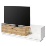 Tv-meubel Fenit Eikenhouten look/wit