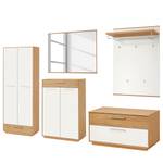 Ensemble d’entrée Loveno V (5 éléments) Placage en bois véritable - Blanc