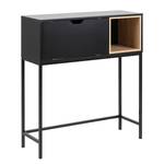 Secretaire Skeeby metaal - eikenhouten look/zwart