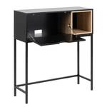 Secretaire Skeeby metaal - eikenhouten look/zwart